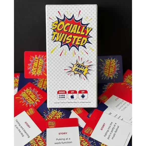 Socially Twisted Friends & Family Party Card Game Ages 17+ New In Sealed Box - Picture 6 of 8